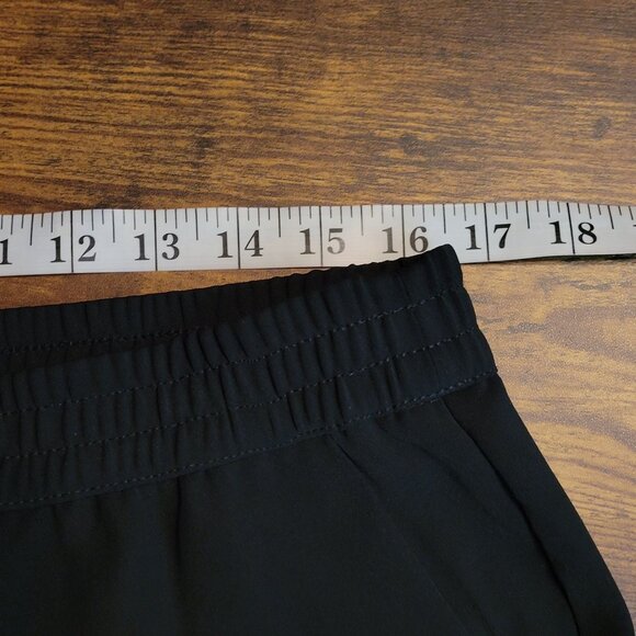 Chico's Chiffon Cargo Jogger Pants 2 R = L Cropped Pockets Zip Leg Hi Rise NWOT - Picture 10 of 15